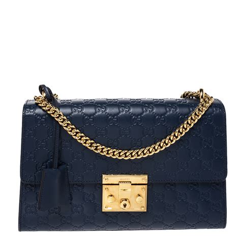 navy blue gucci pants|blue gucci bag vintage.